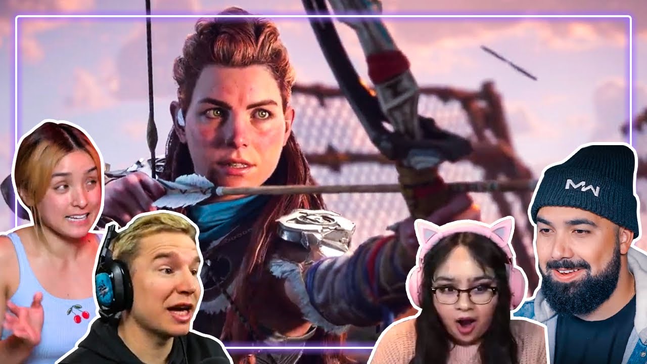 Horizon Forbidden West Reaction Mash-up | 12 Gamers React