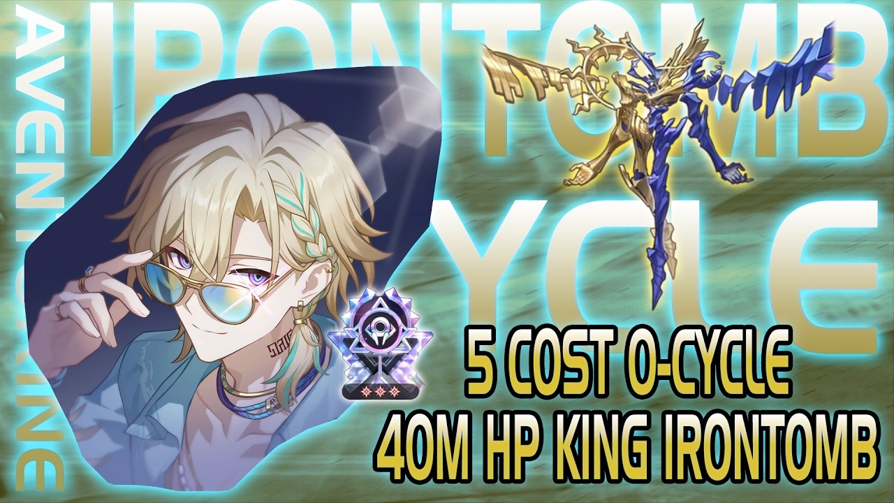 [HSR 4.5v3] Aventurine Waveflair 5 Cost 0-Cycle VS 40m HP AA King Irontomb w/ Sustain