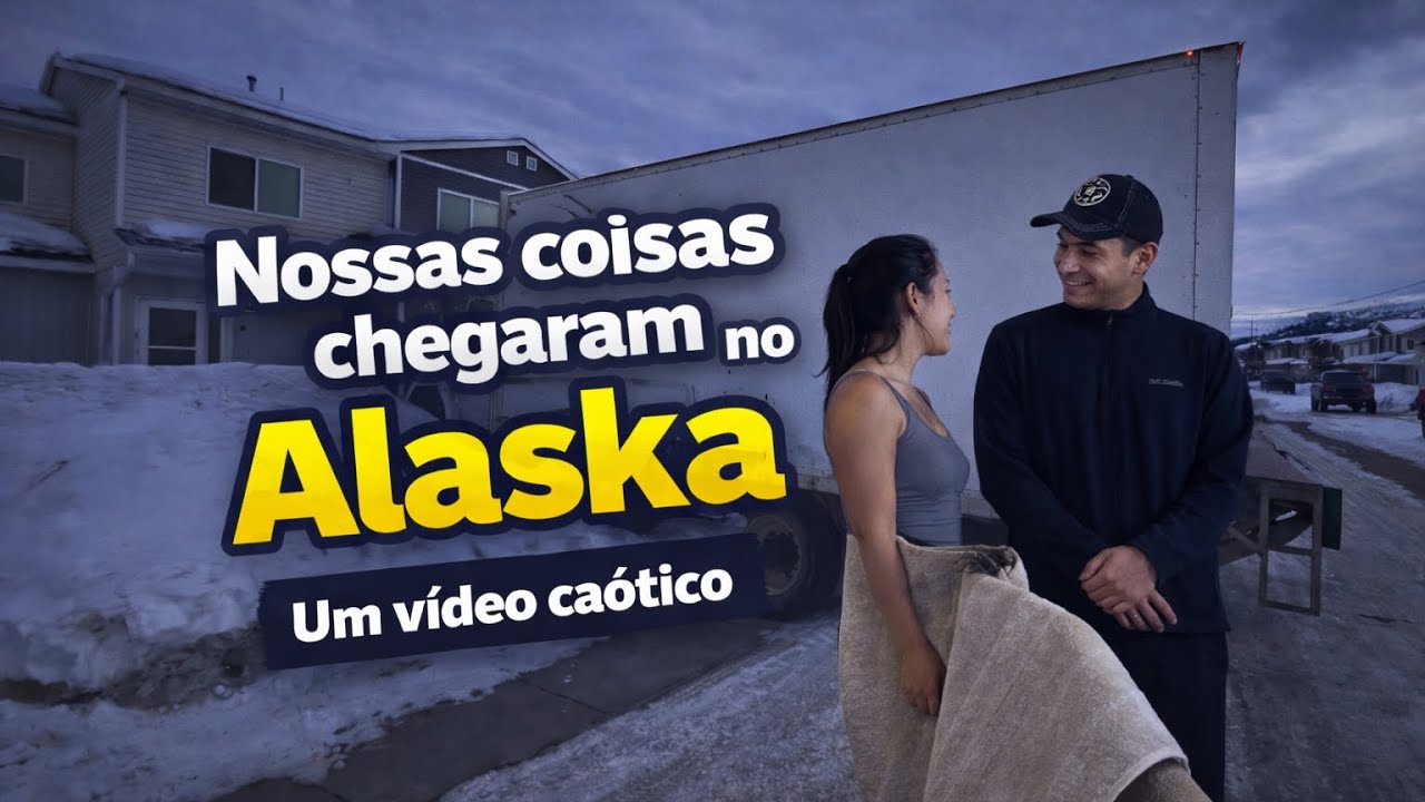 A nossa mudança chegou no Alaska e esse é um dos vídeos mais engraçados do canal.