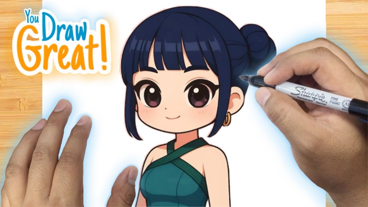 How to Draw ZOEY from Kpop Demon Hunters ✨ | Easy Step by Step Drawing