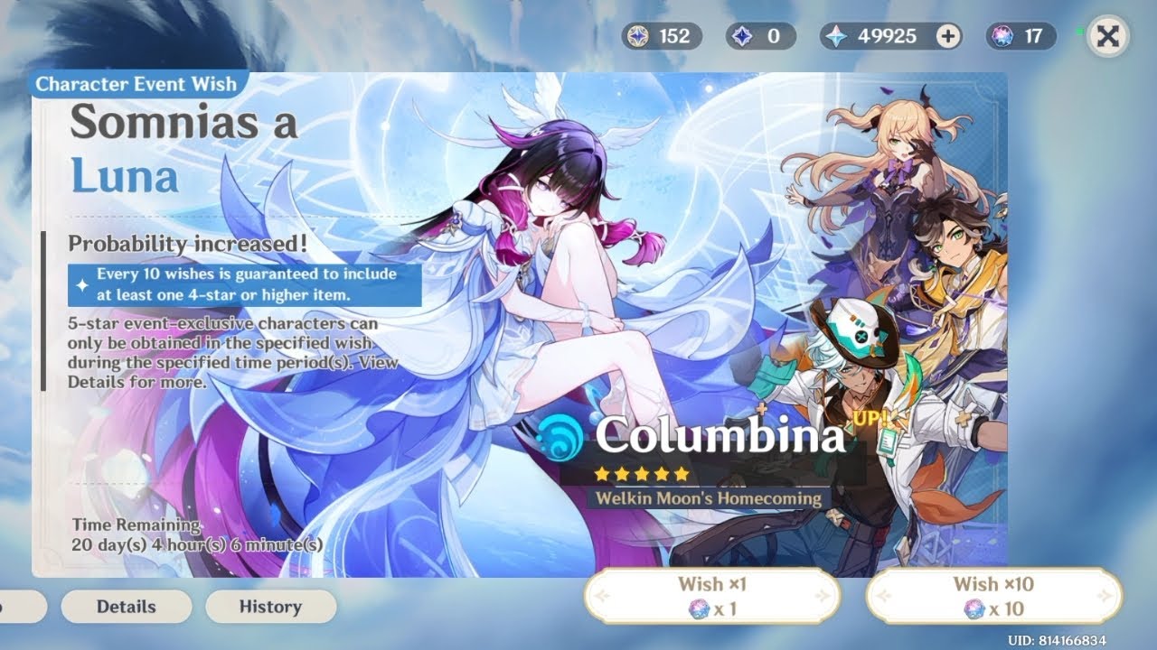 Day 100 of Saving Pulls for Columbina! 🎀 | Spending 360 pulls!✨🕊️ #Columbina #GenshinImpact #fyp 