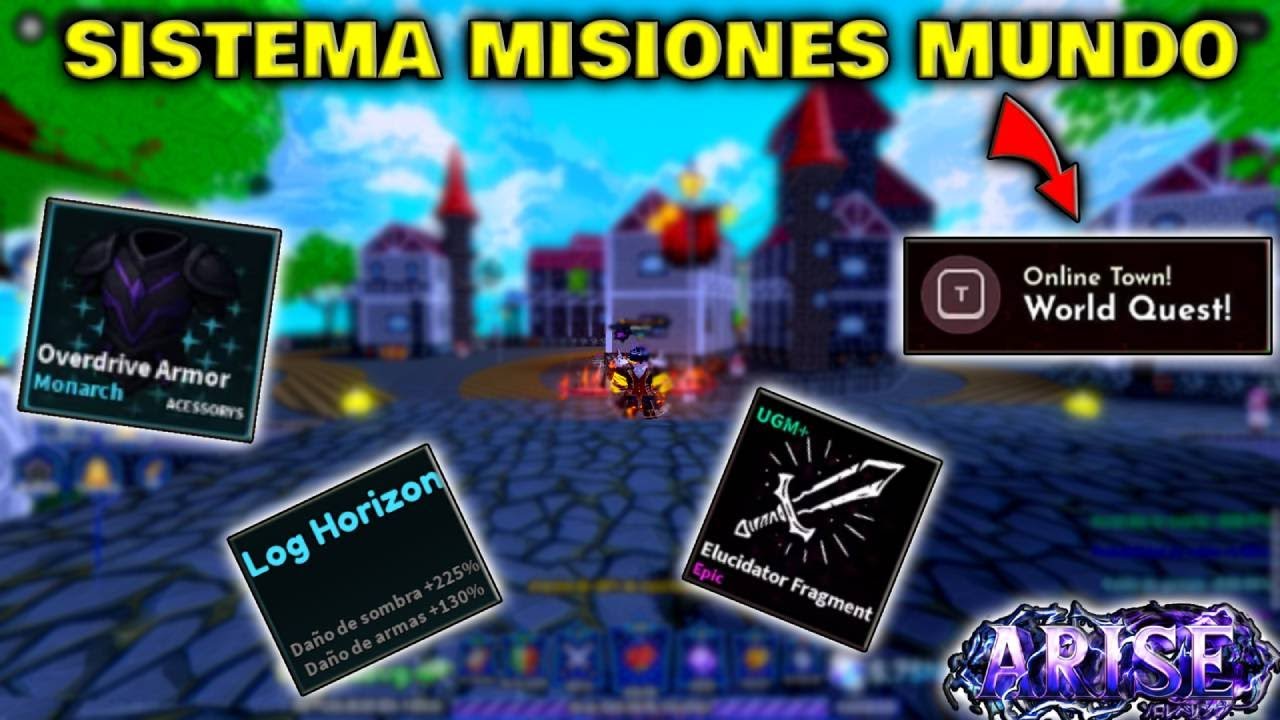 UPDATE | NUEVO SISTEMA MISIONES DE MUNDO EN ARISE CROSSOVER | ROBLOX