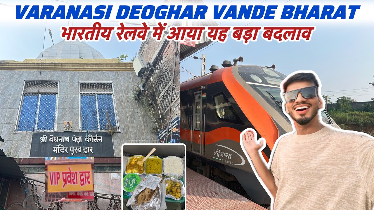 22499/Deoghar - Varanasi Vande Bharat Express Ac Chair Class Full Journey 