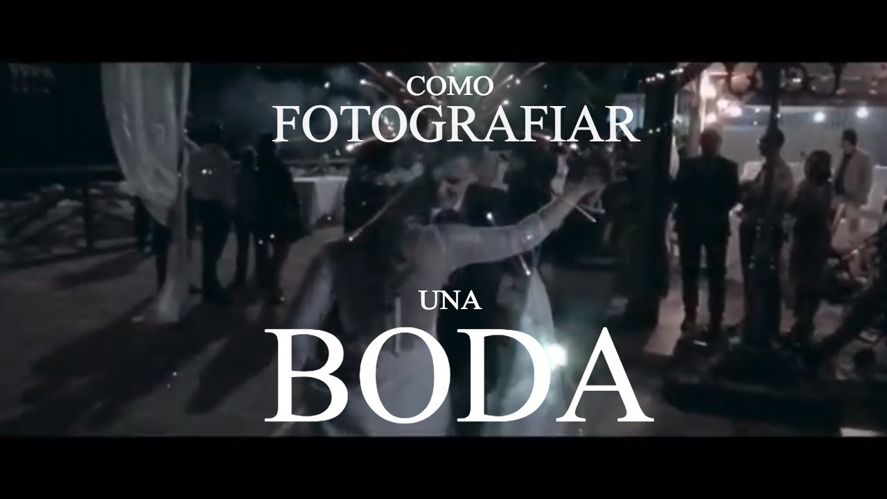 Como FOTOGRAFIAR una BODA