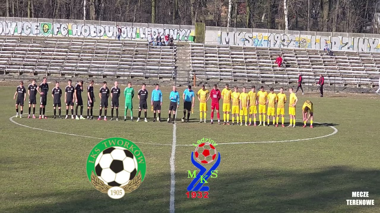MKS LĘDZINY - LKS TWORKÓW 1:3  (1:2)  07.03.2026 CAŁY MECZ