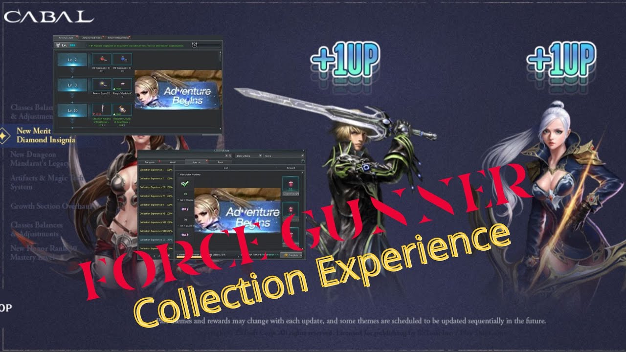 CABAL Online NA : How To Complete Collection Experience  It Easily ?