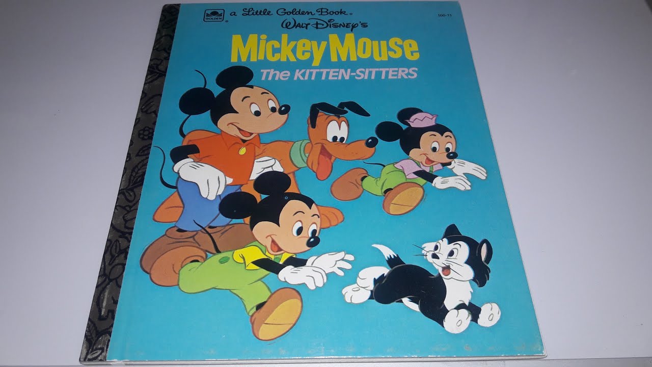 MICKEY MOUSE - The Kitten-Sitters | DISNEY | a Little Golden Book | READ ALONG