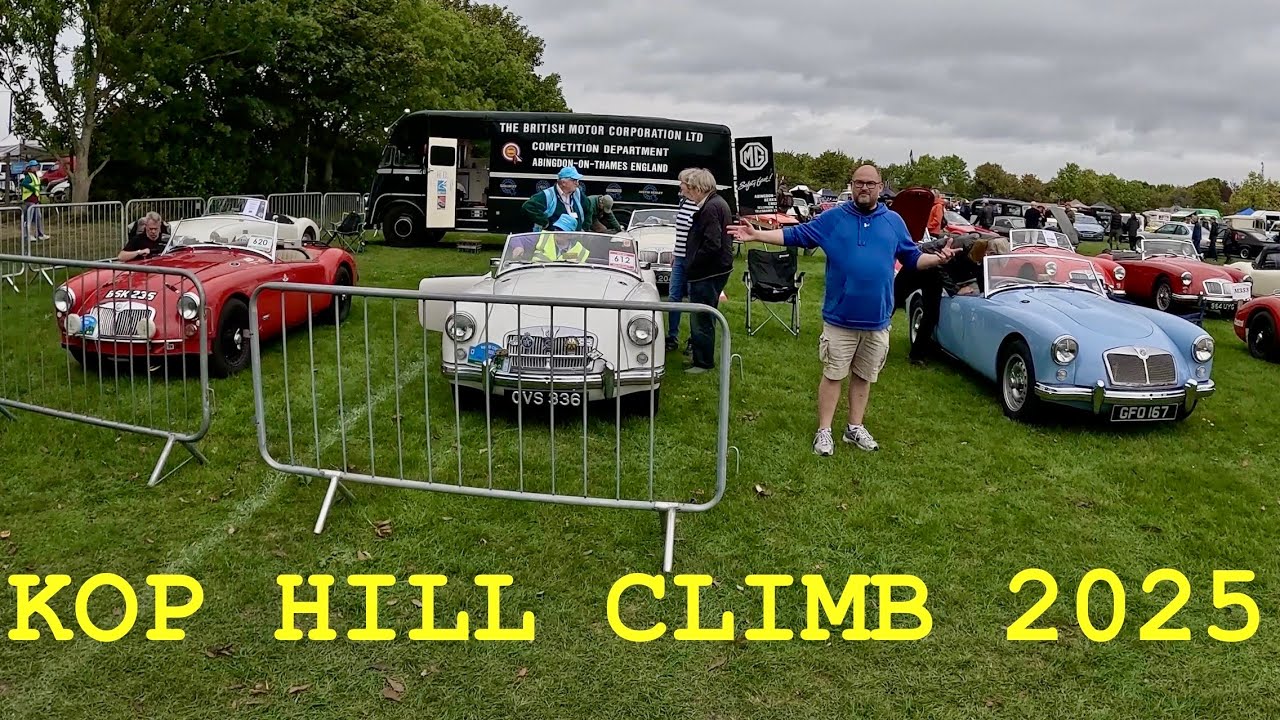 Внутри паддока на Kop Hill Climb 2025 | Винтажные и классические автомобили
