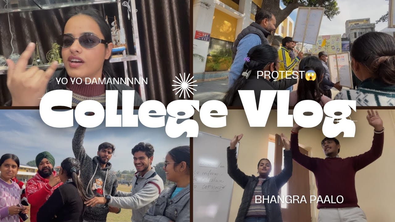 MLN College Protest | Yamunanagar friends meet-up | Classes and Bhangra | 