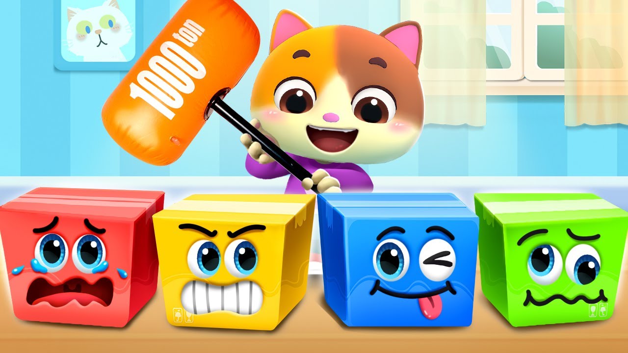 색깔 랜덤 박스를 열러볼까요?~ | color song | 고양이 가족 | 야옹미 패밀리쇼 인기동요 | Meowmi Family Show