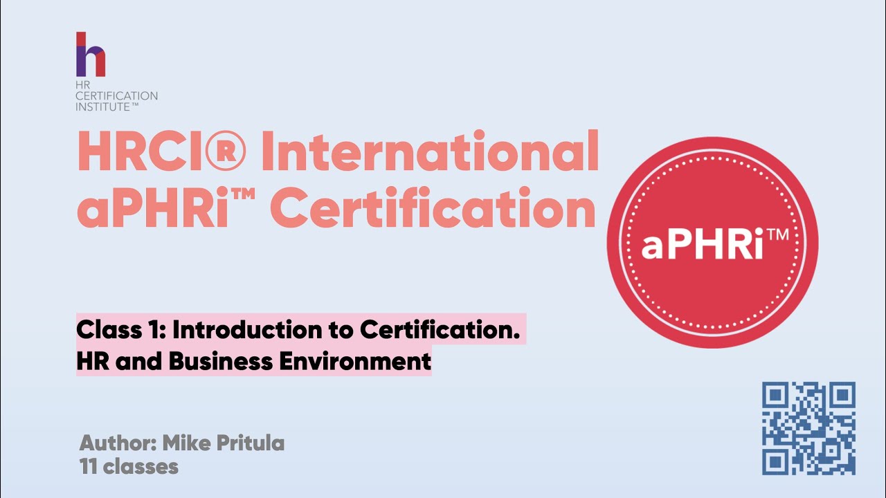 🇺🇸Early HR Pros, Have You Heard of aPHRi Certification? Boost Your Career with HRCI!