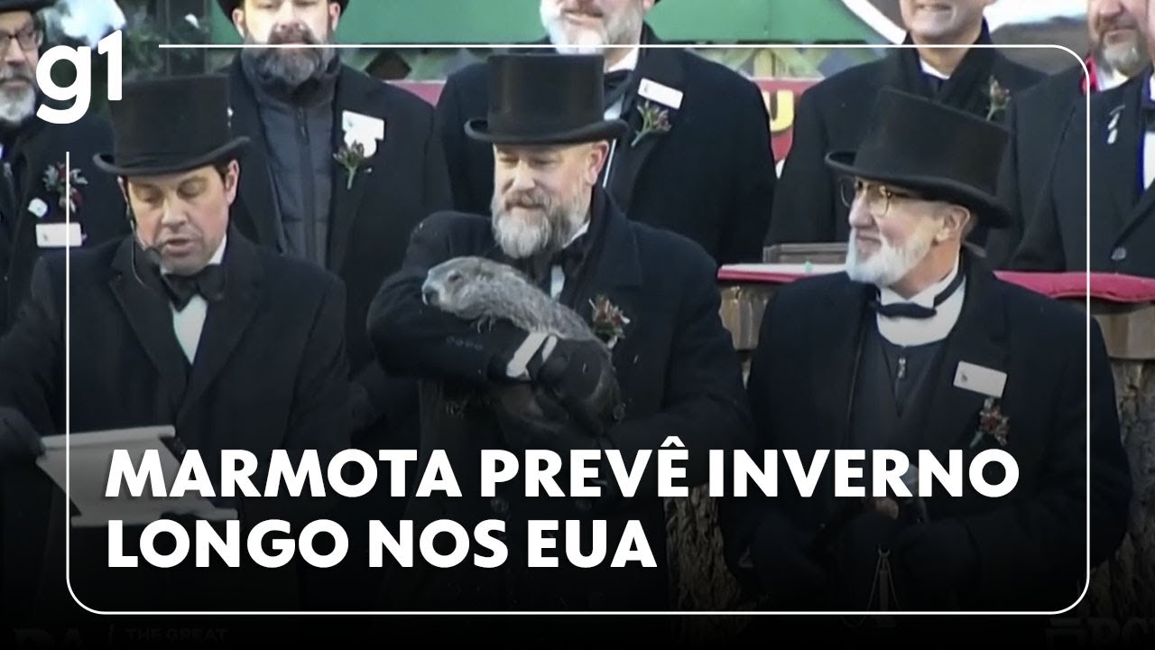 JH: Phil prevê mais 6 semanas de frio intenso no inverno no Dia da Marmota