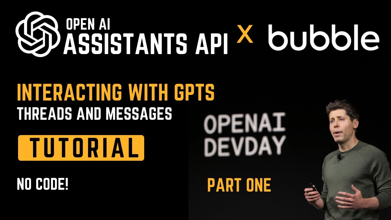 Open AI Assistants API Tutorial (Bubble) | OpenAI DevDay | NoCode