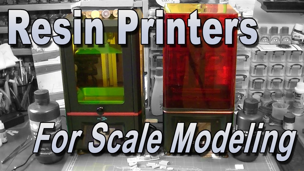 Resin Printers for Scale Modeling - Comparison between Anycubic Photon and Elegoo Mars 2 Pro