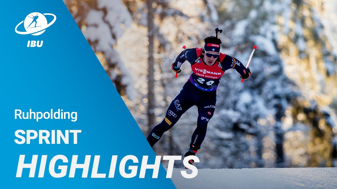 World Cup 23/24 Ruhpolding: Men Sprint Highlights