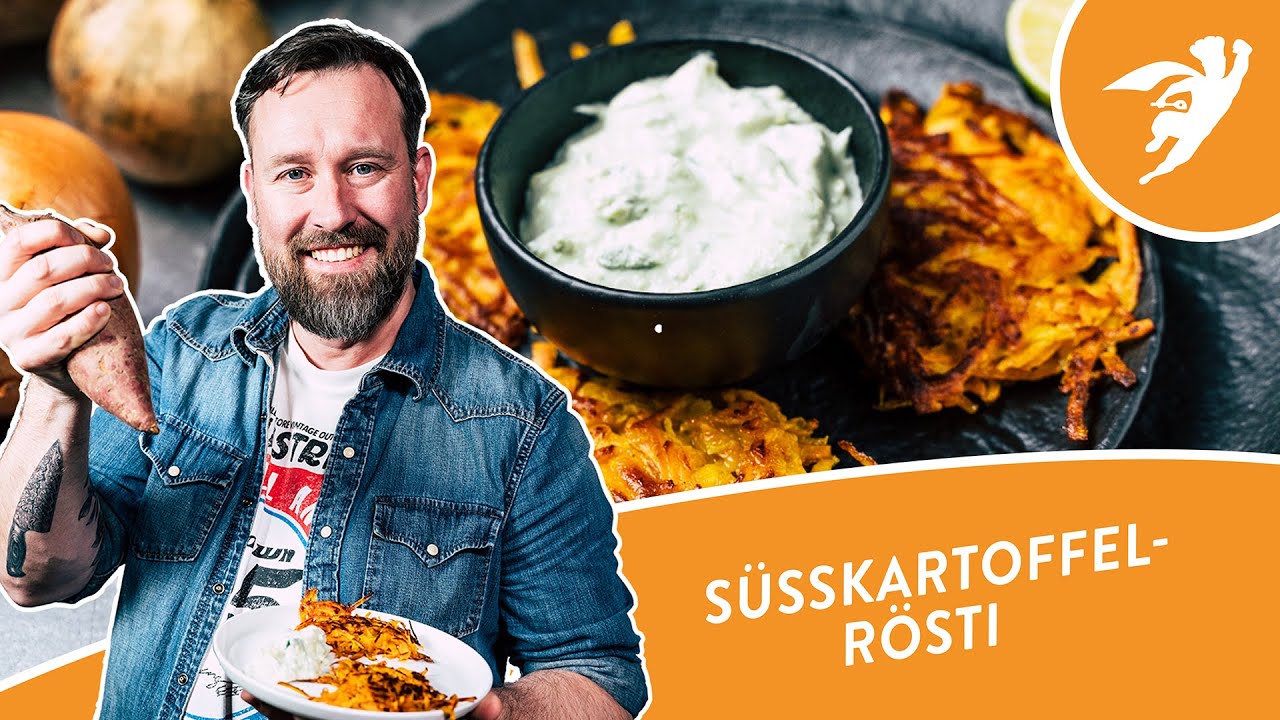 Süßkartoffel RÖSTI | Süßkartoffelpuffer