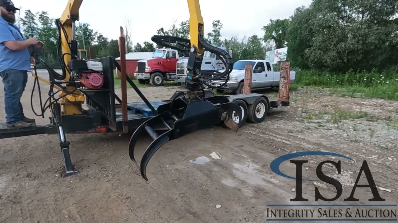 1387 - Majaco M-160 Grapple Trailer Will Be Sold At Auction!