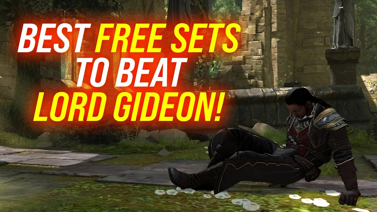Best FREE SETS to Beat LORD GIDEON (Hard) 🔥 🤣 - Shadow Fight 3