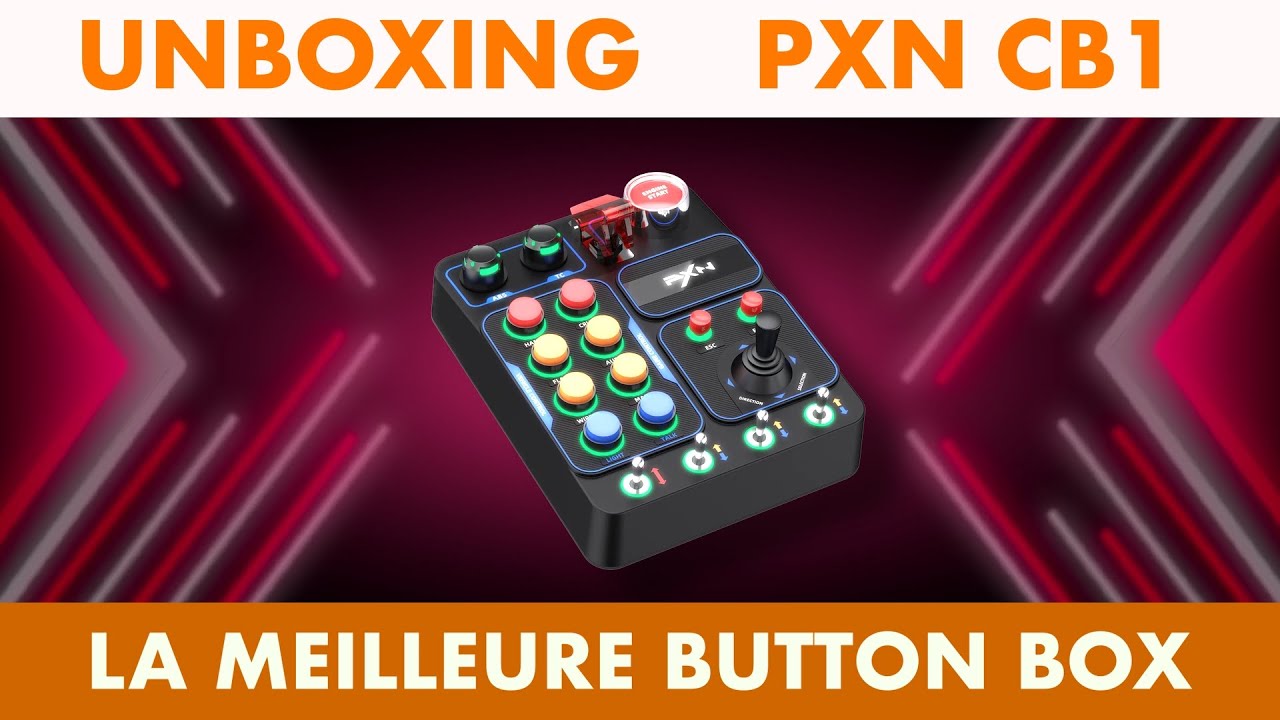 PXN CB1 : la button box à moins de 100€ qui change ton setup ? #pxn #buttonbox #simracing