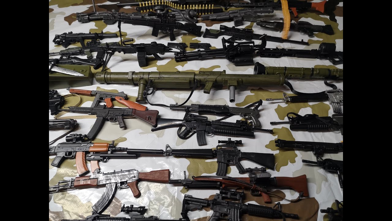 TOY GUNS | MILITARY TOYS | 1/6 SCALE GUNS FOR FIGURES