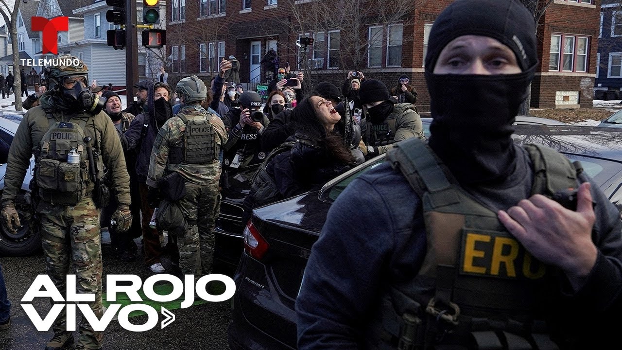 Se intensifican las protestas contra ICE en Minneapolis | Al Rojo Vivo | Telemundo