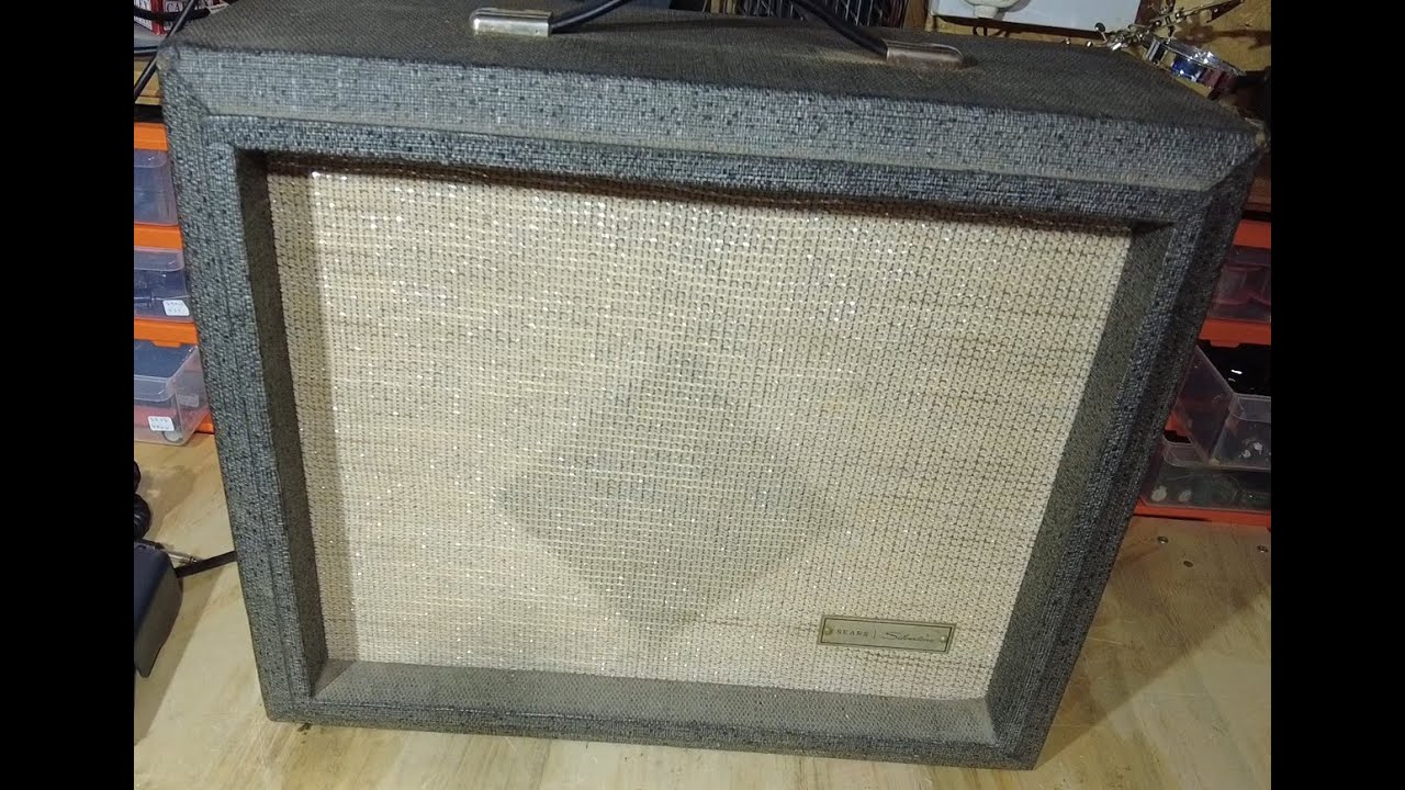 Silvertone 1481 Tube Amp Check over and Minor Repair