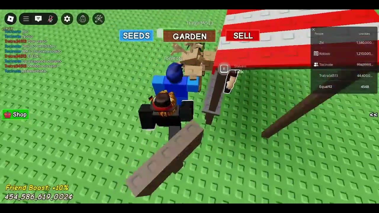 Video de grow a garden del 2025