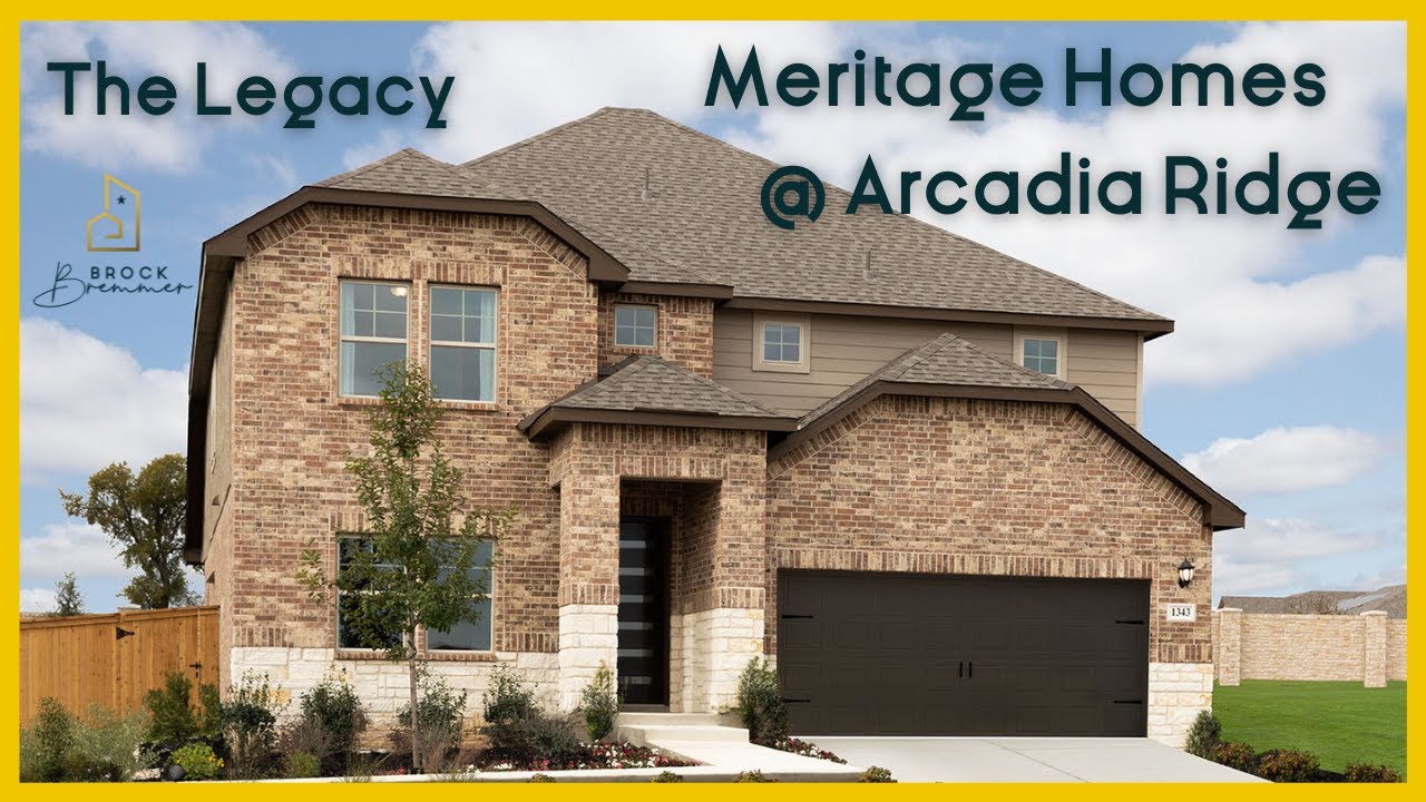 Meritage Homes | Arcadia Ridge | The Legacy | 3093 SF | 4 Bed | 2.5 Bath | San Antonio, TX