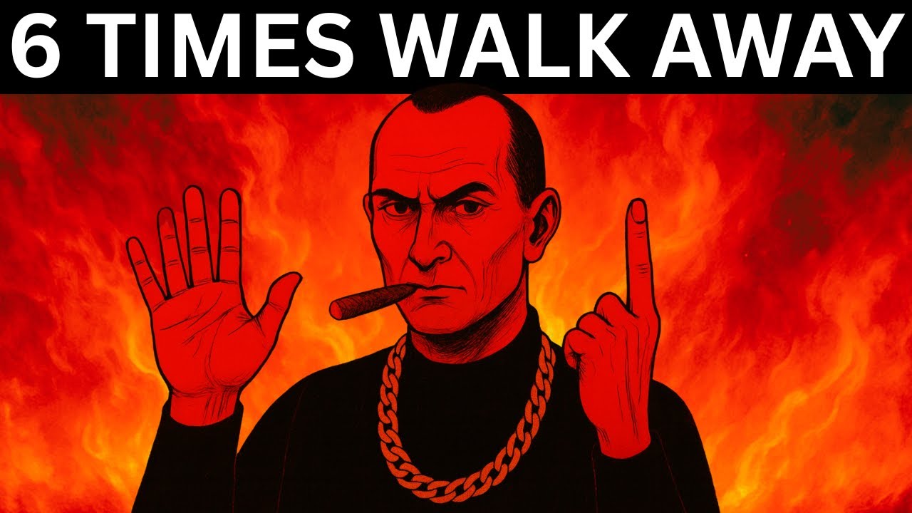 6 Times You Must Walk Away  | Niccolò Machiavelli