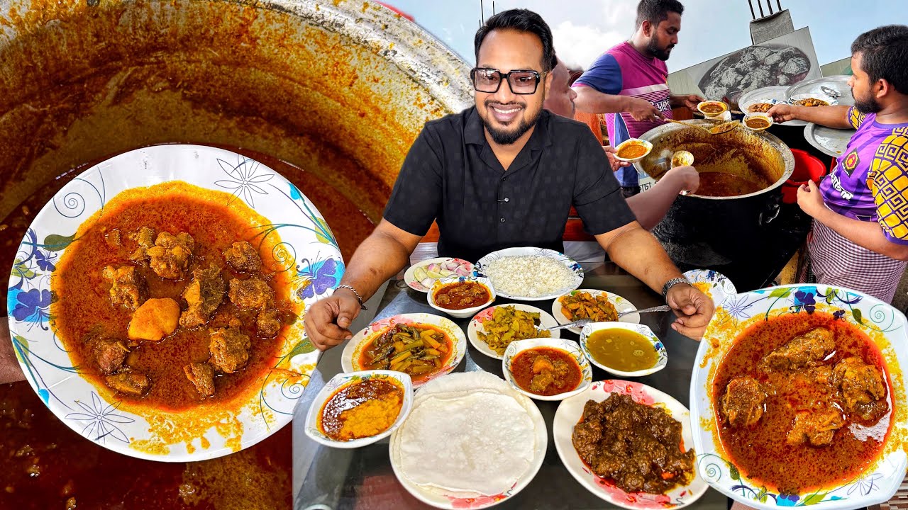 ১০ টাকায় গরুর ঝোল চর্বি দিয়ে বুটের ডাল!! মাছ ভর্তা, ফেউয়া শুটকি, দেশি টেংরা, গরুর ঝোল ও কালাভুনা 🤩
