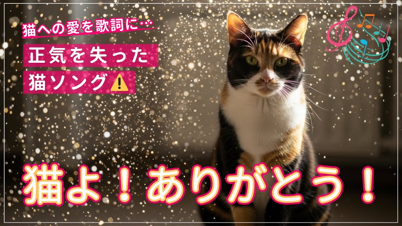【猫よ、ありがとう！！】あなたは、私の光  🐱｜AI Music Video