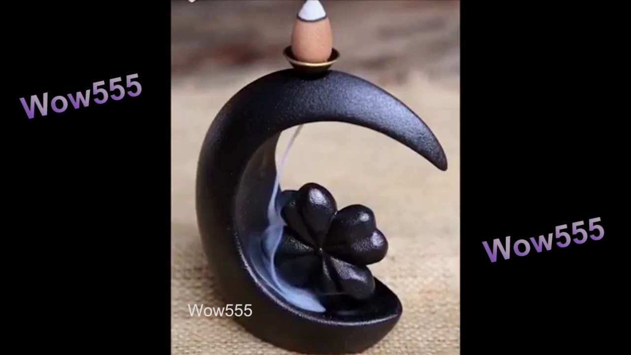 Liquid Smoke backflow incense burner (most satisfying video)