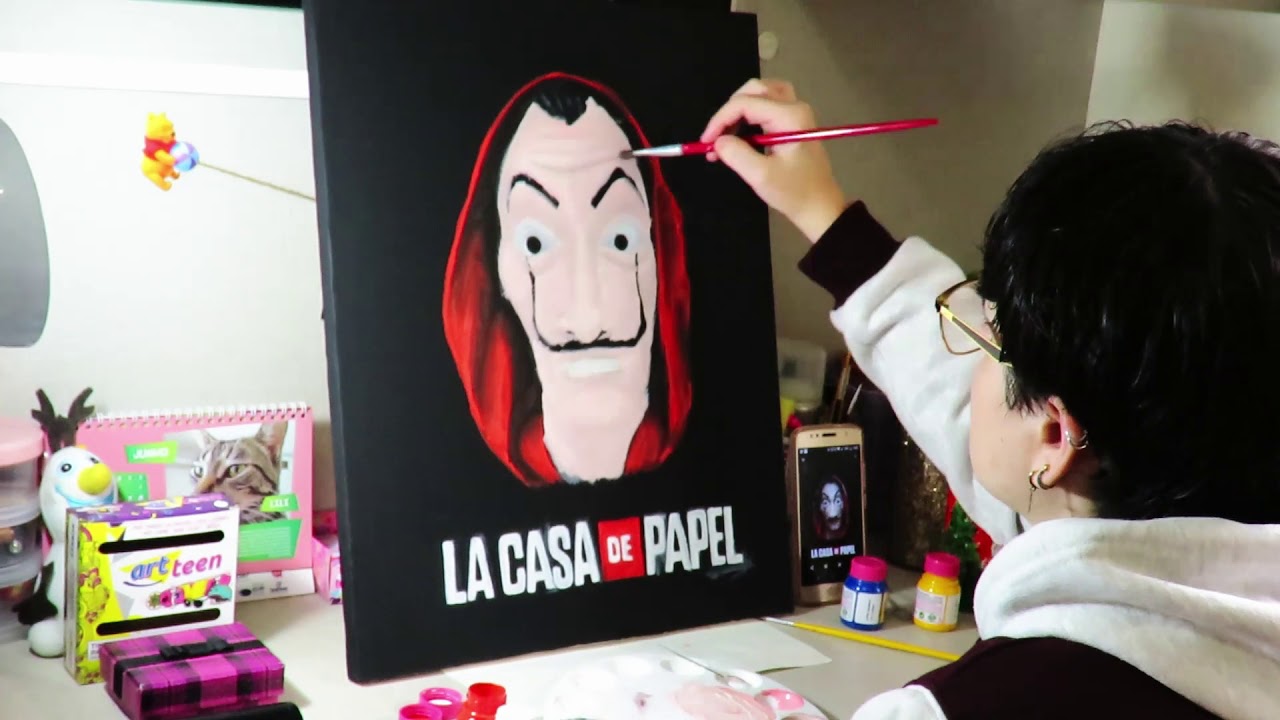 La Casa de Papel Dibujo - Money Heist Drawing - Speed Painting