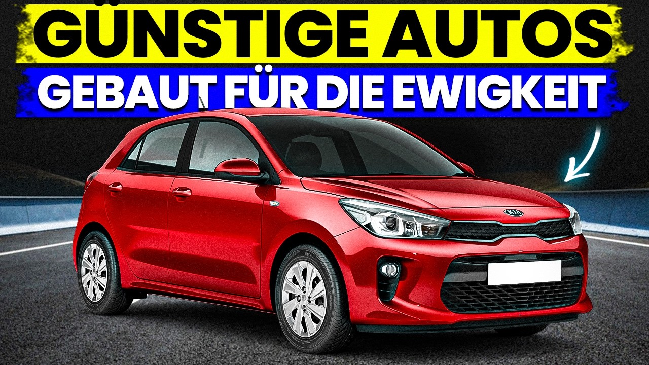 NUR 9 Autos unter €10.000, die NIEMALS kaputtgehen — TÜV beweist es