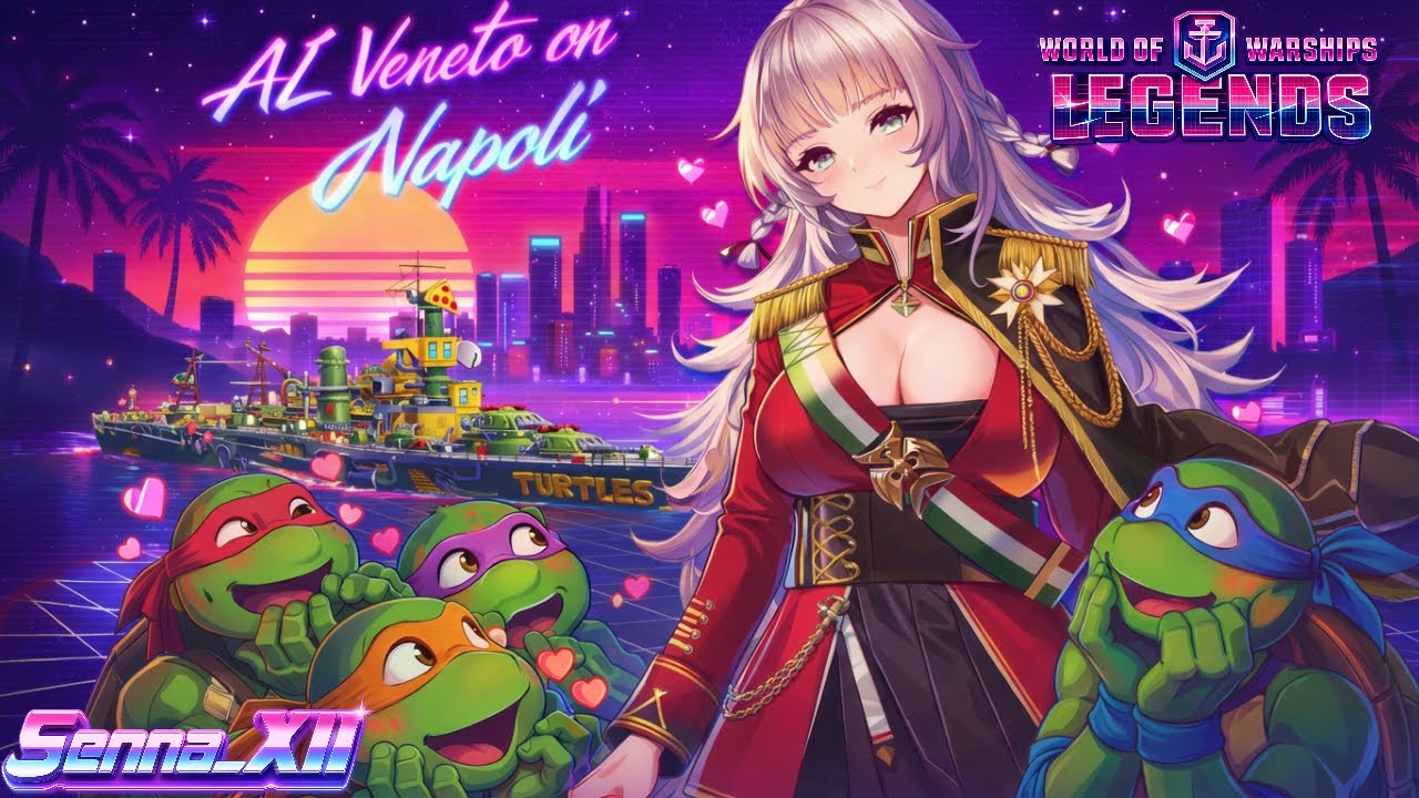 Napoli Wiggly Butt Activated 🍑 | AL Veneto Commander | WoWS Legends