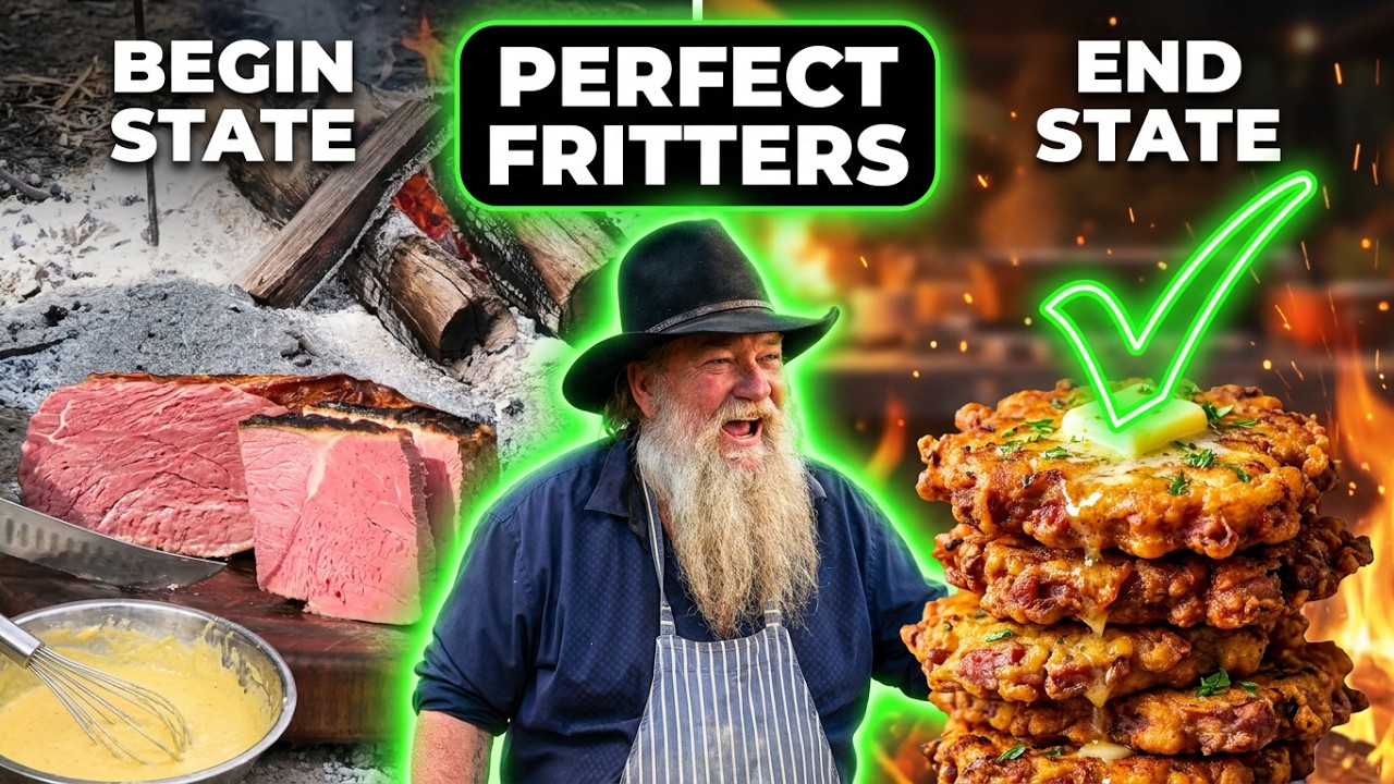 Camp Oven Recipe - Corned Beef Fritters