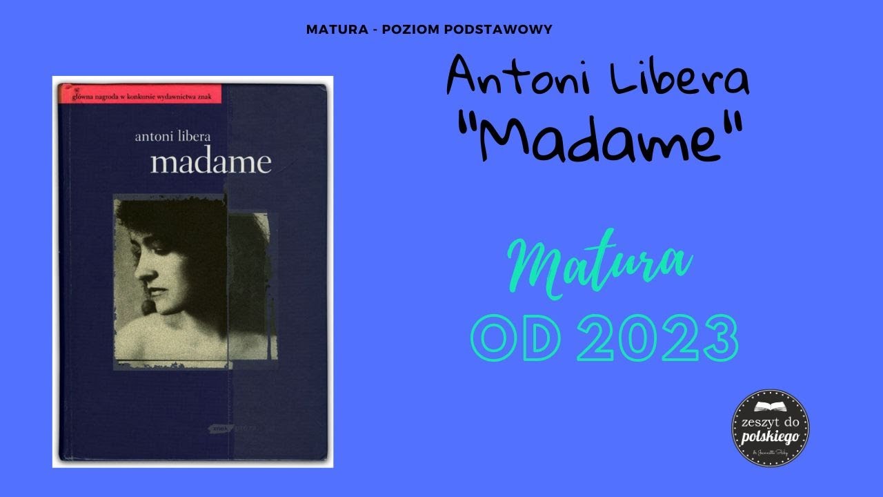 #Zeszyt do polskiego - #MAdame #AntoniLibera #maturazpolskiego  #wiedza