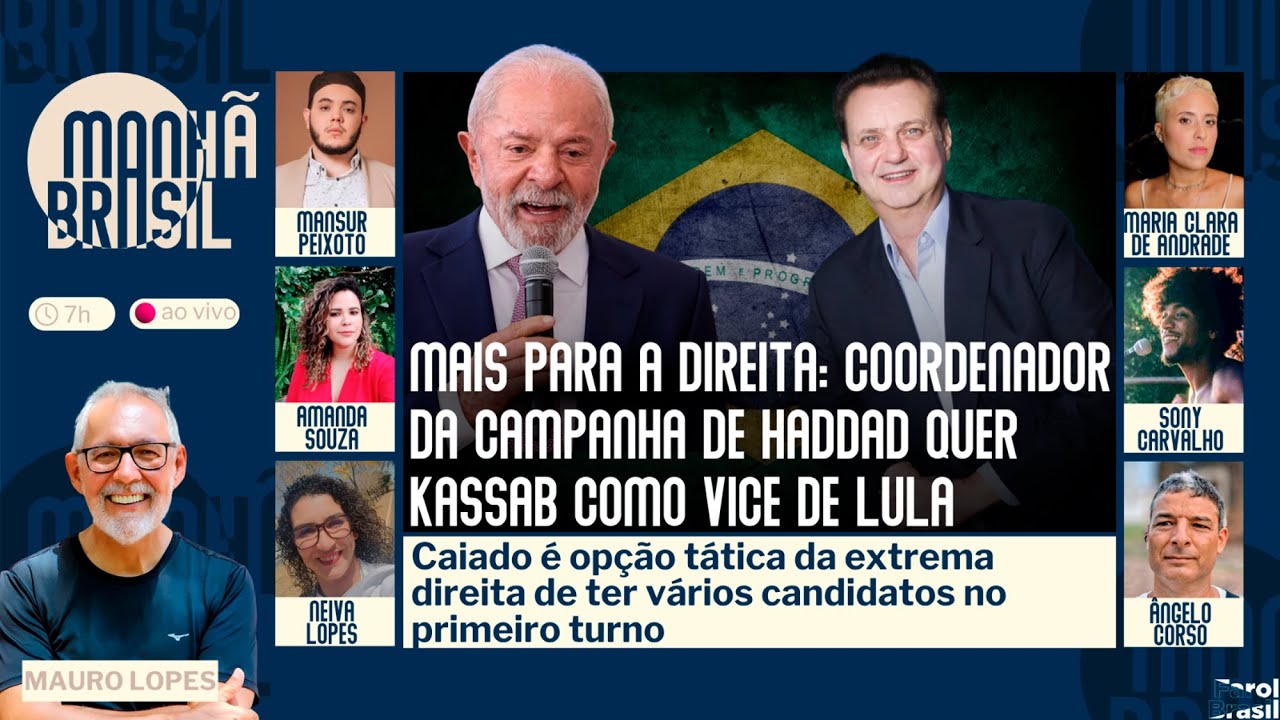 Coordenador da campanha de Haddad quer Kassab como vice de Lula | Caiado e a t&aacute;tica da direita |31.3