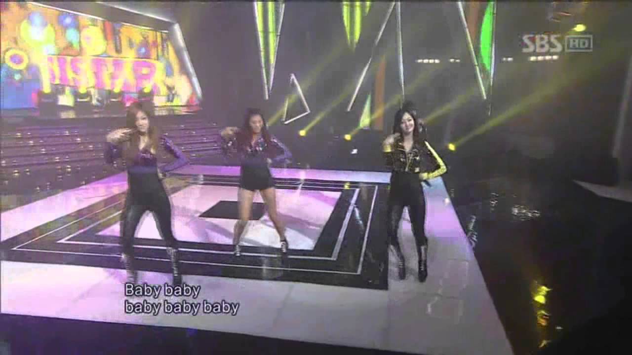 Sistar - How dare you (시스타-니까짓게) @SBS Inkigayo 인기가요 20110109