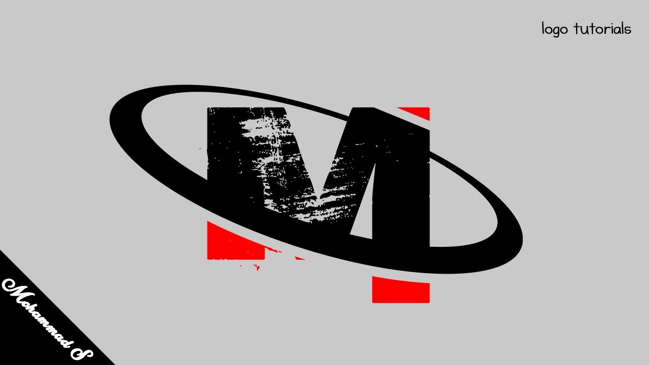 آموزش طراحی لوگو ساده با حروف / logo toturials