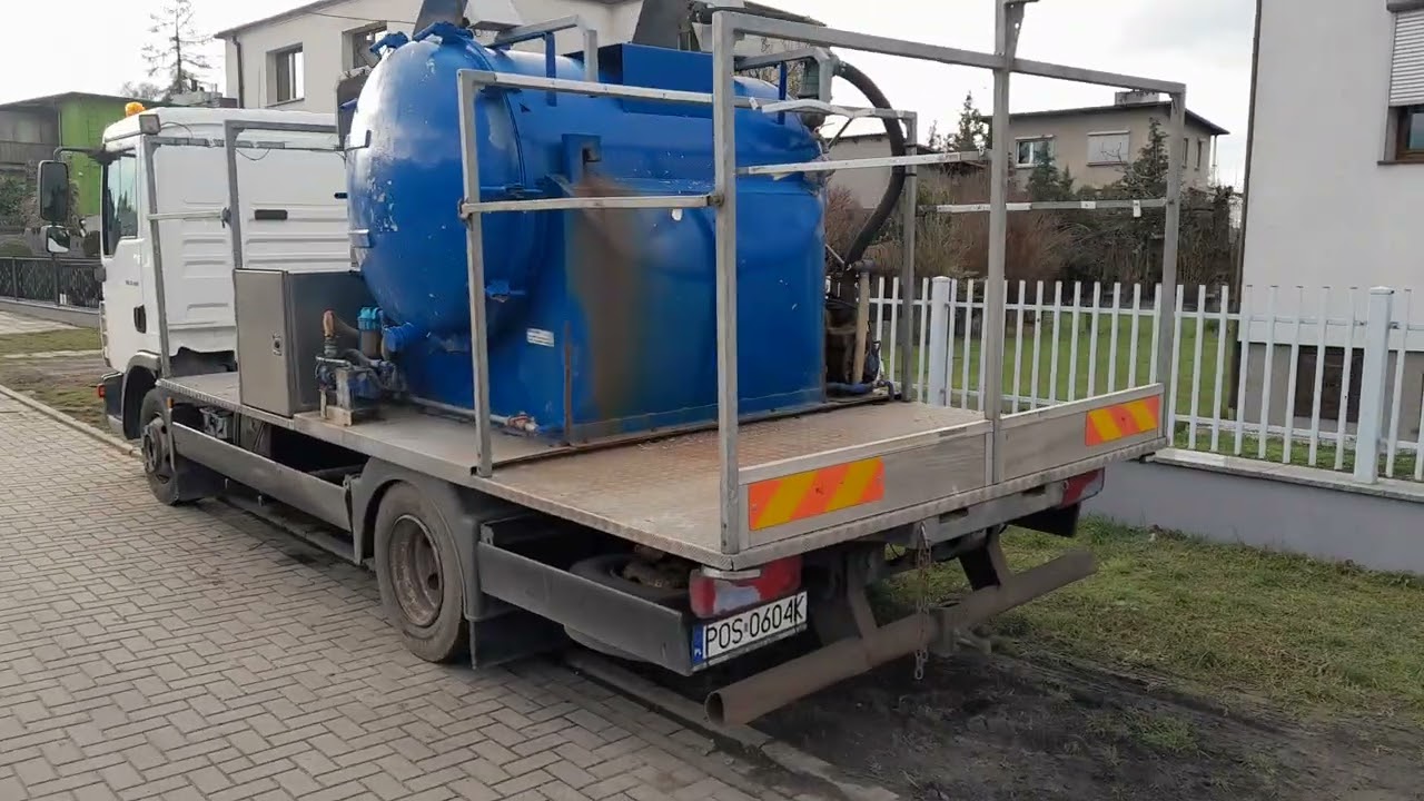 Samochód auto pojazd asenizacyjny Man TGL 8.210 do toalet przenośnych na sprzedaż tel 883 402 403