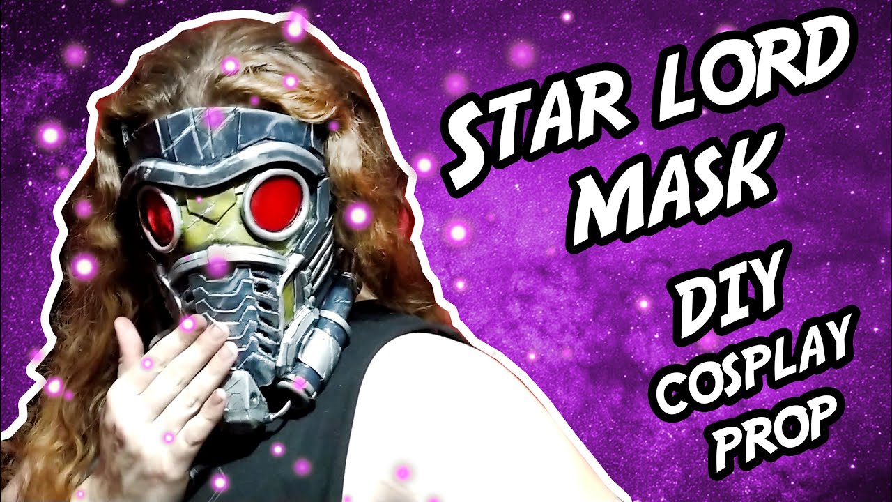 how to make Star Lord mask / como construir a mascara do Senhor das Estrelas DIY cosplay tutorial