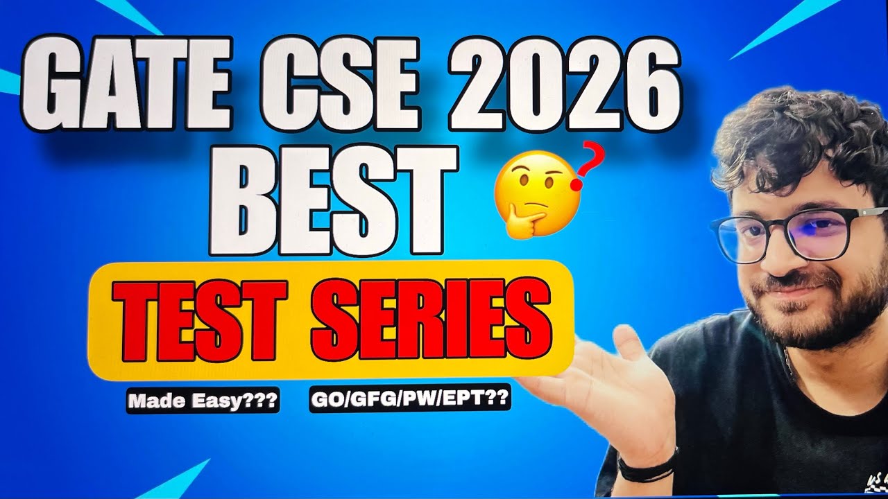 Best Test Series for GATE CSE 2026 | Don&rsquo;t Miss This If You Want 75+ Marks 🎯