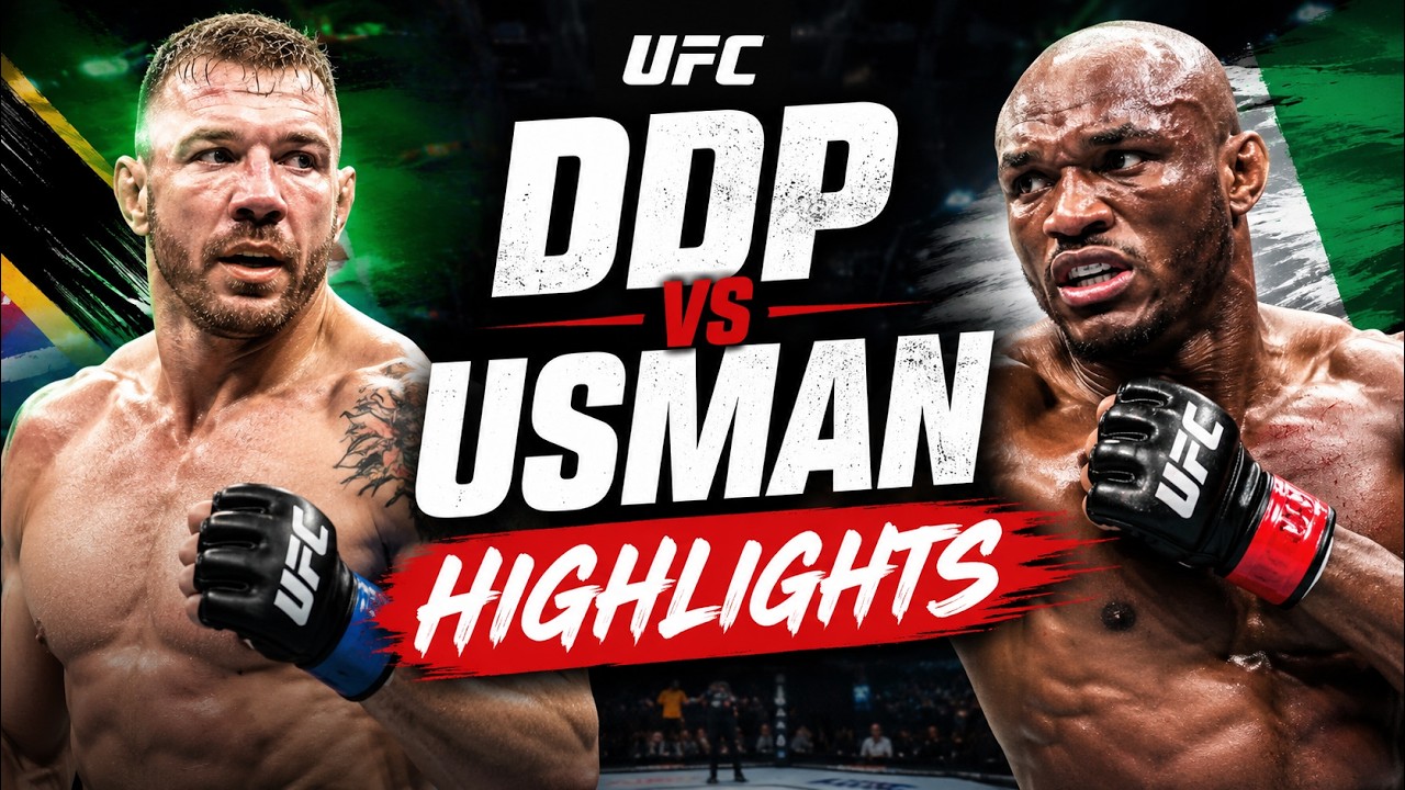 🔥 DDP vs Kamaru Usman FULL Fight Highlights | Insane Action & Key Moments