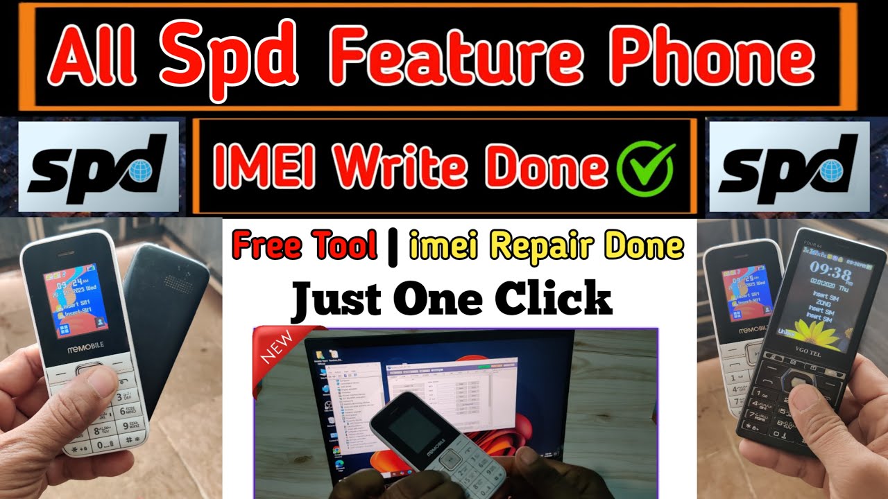 How To Repair All SPD Keypad Mobile IMEI With Free Tool | SPD imei Repair Tool Free