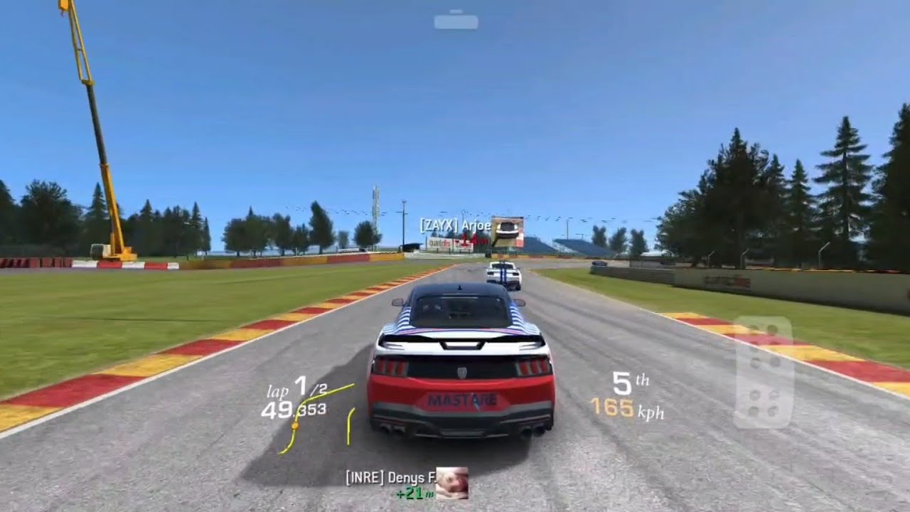 The Ford Mustang Dark Horse features a livery that embodies its GT3 counterpart (Real Racing 3)