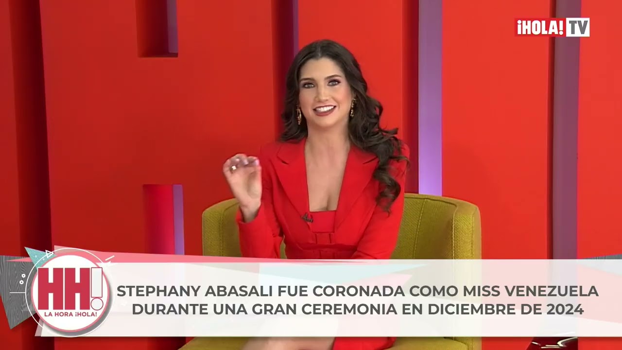 Entrevista con Miss Universo Venezuela, Stephany Abasali en La Hora Hola 2025