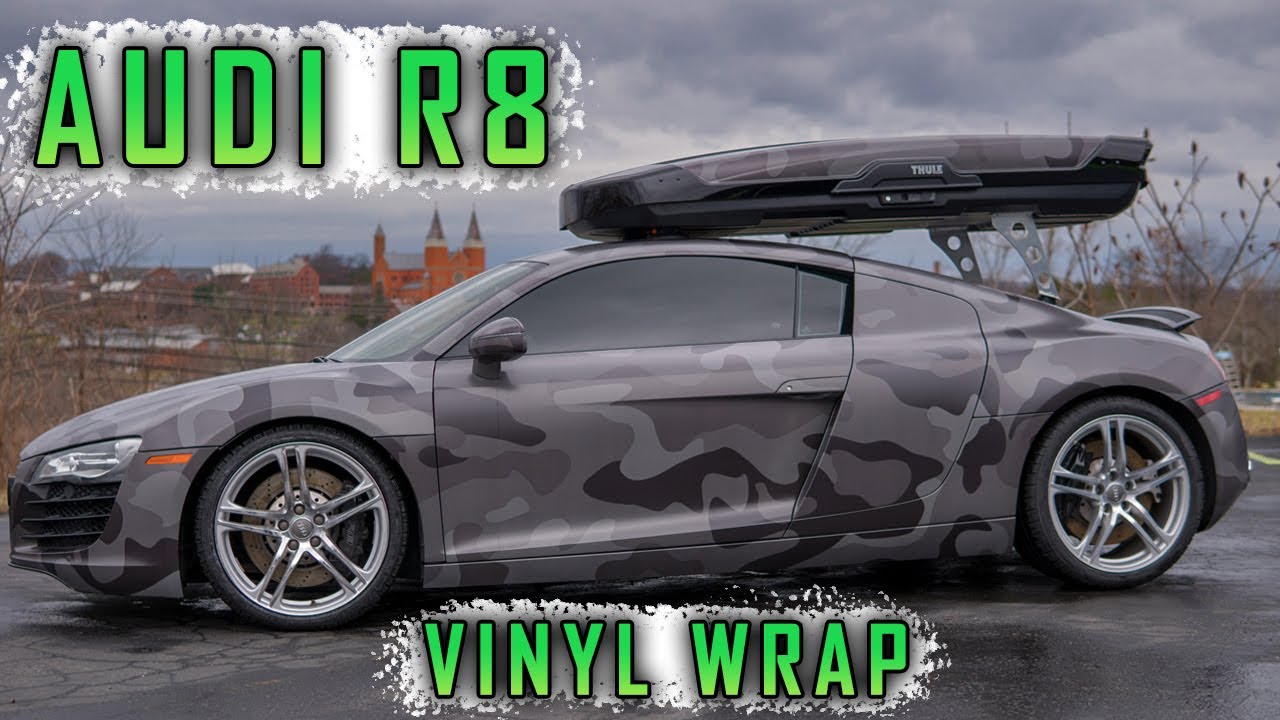 AUDI R8 CAMO VINYL WRAP