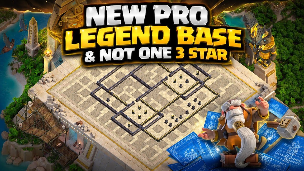 FREE Exclusive Pro Legend League CUSTOM Layout🏆 W/ Link!🔥 #clashofclans #th18 #base #layout