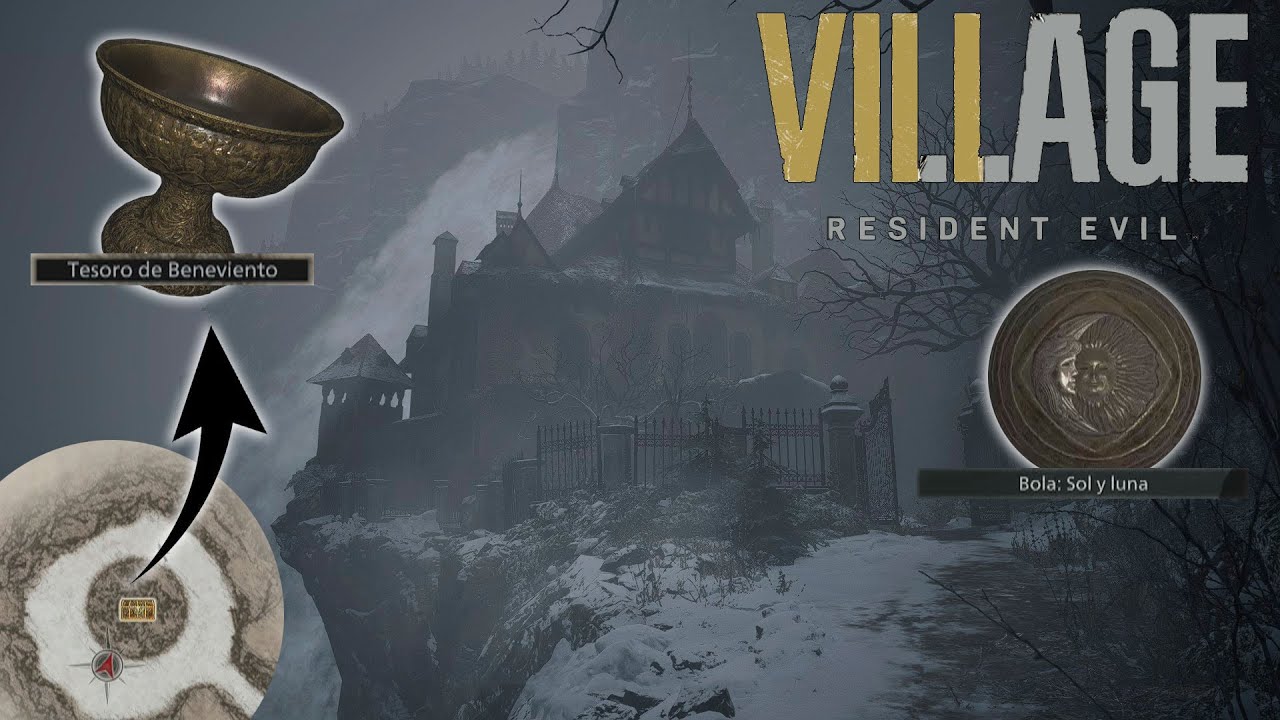 Resident Evil Village Casa Beneviento Guia Completa: Puzzles, Tesoros, Laberinto, Escopeta y Mas!